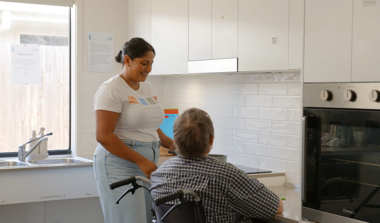 Dennis and carer kitchen Dennis and carer kitchen
